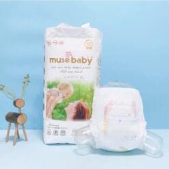 Tã Bỉm Muse Baby Tả Bỉm Quần Size M, L, XL, 2XL ,3XL, 4XL, 5XL (50 miếng)