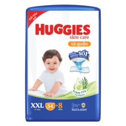 Tã/bỉm quần HUGGIES SKINCARE MEGA JUMBO size XL84+4 miếng